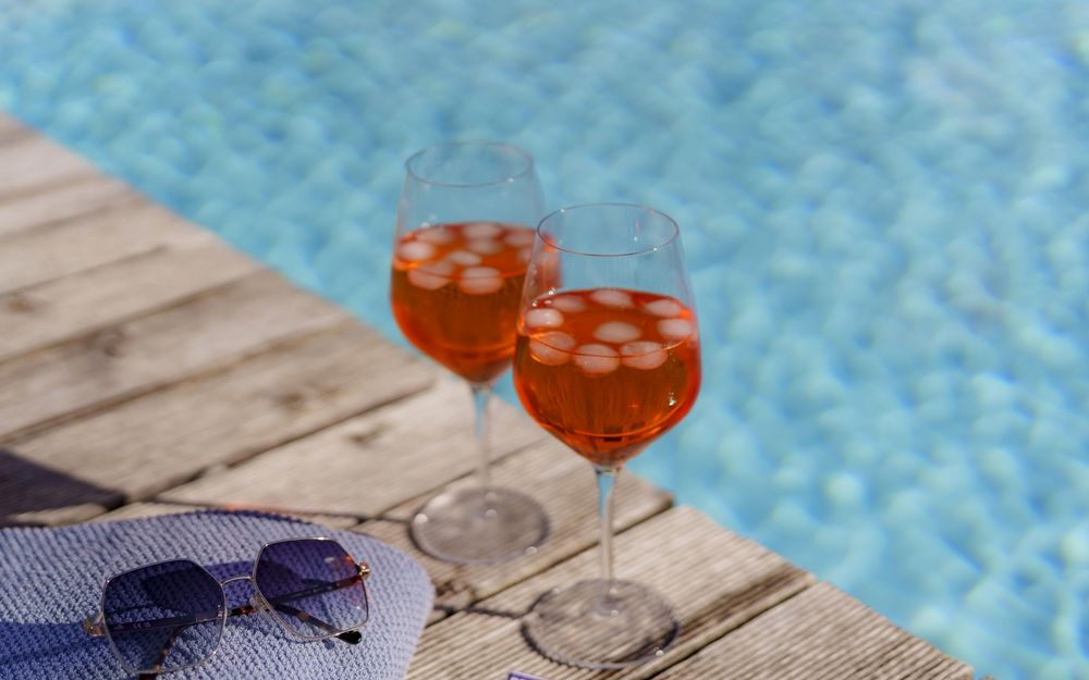 Holiday apartments with pool and garden at Wieserhof Andrian, South Tyrolean Wine Road, South Tyrol