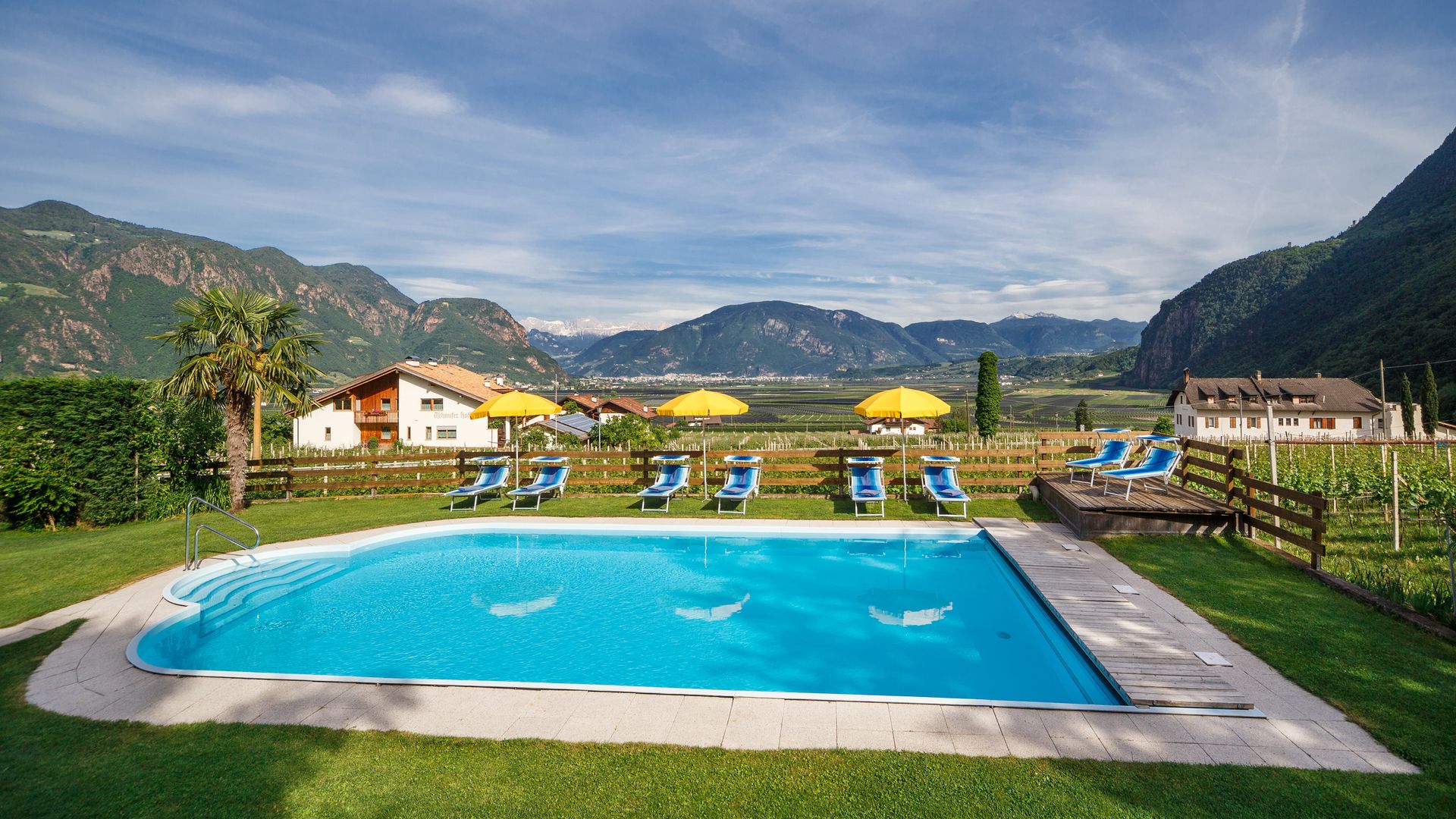 Accommodation, South Tyrol, outdoor pool