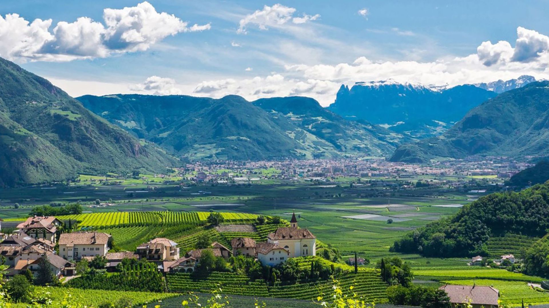Appartamenti vacanza, Strada del Vino, Alto Adige, vista panoramica