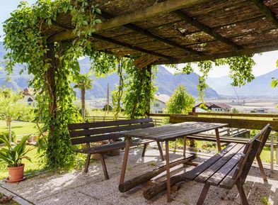 Appartamenti con giardino al Wieserhof sulla Strada del Vino dell'Alto Adige ad Andriano