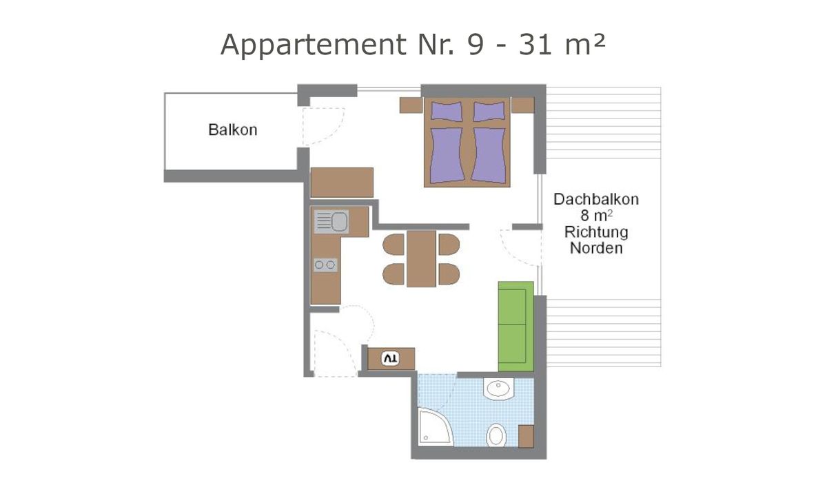 Grundriss Ferienwohnung D Wieserhof Andrian