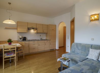 Appartamento vacanze moderno con cucina e zona pranzo al Wieserhof Andriano in Alto Adige