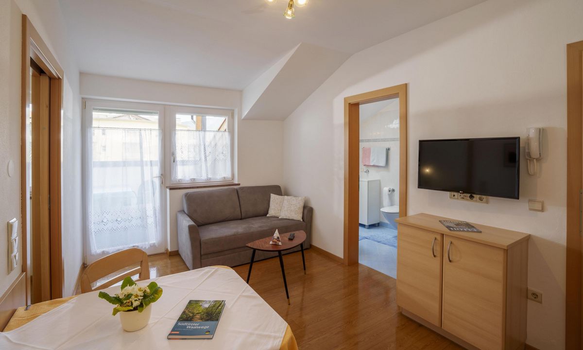 Ferienwohnung Wieserhof Andrian Appartement Nr. 9 Typ D mit moderner Einrichtung und Balkon in Südtirol